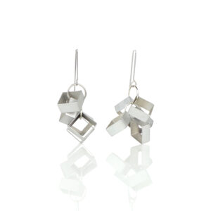 Cubes Aluminum earrings