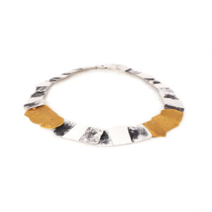 Collana Bianca e Oro