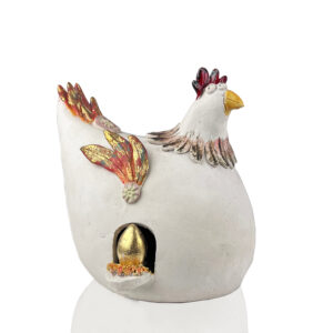Scultura Gallina dalle Uova d'oro