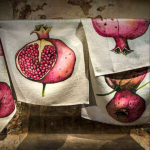 kitchen towels  Pomegranate