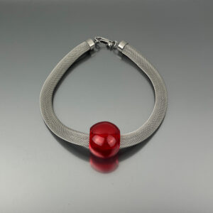 Steel mesh necklace #1