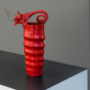 Vaso Camaleonte Rosso