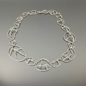 Collana Lineacontinua argento L