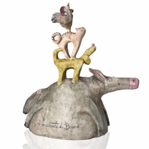 Scultura " I musicanti di Brema"