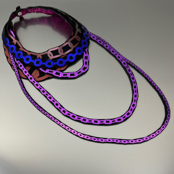 Liebeskind Collana Berlino In Acciaio Inox - Mix Di Catene 58 Cm Con Moschettone, Gioiello Donna