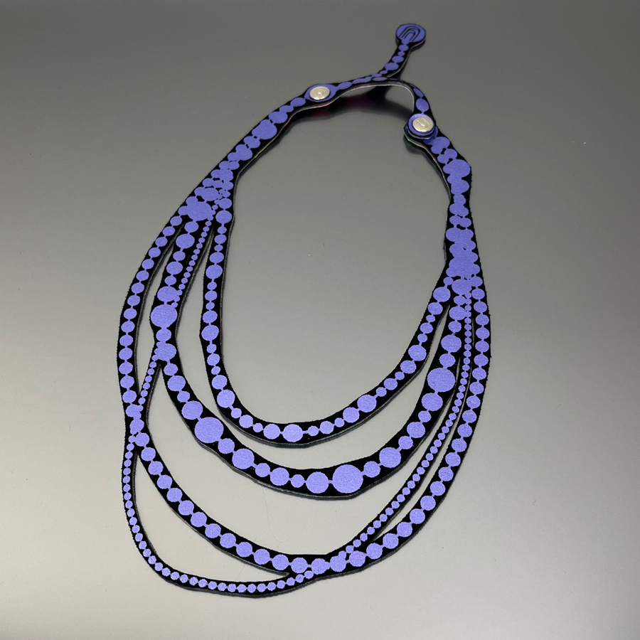 GERBA-BRACCIALE CON AGATA BLU E ARGENTO - Gioielleria