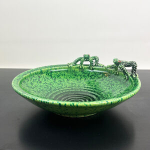 Plate with Two Frog