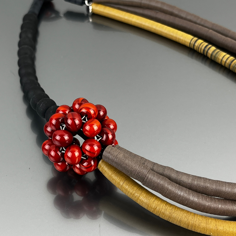 Collana Mora 3 fili - immagine 5