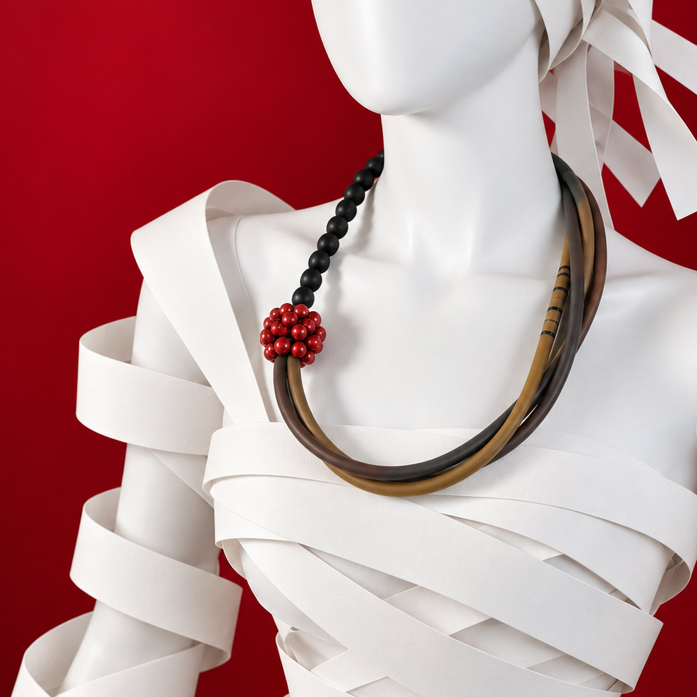 Collana Mora 3 fili - immagine 14